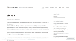 Desktop Screenshot of nevazator.ro